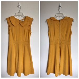 ModCloth SunnyGirl Foxtail Mustard Dress